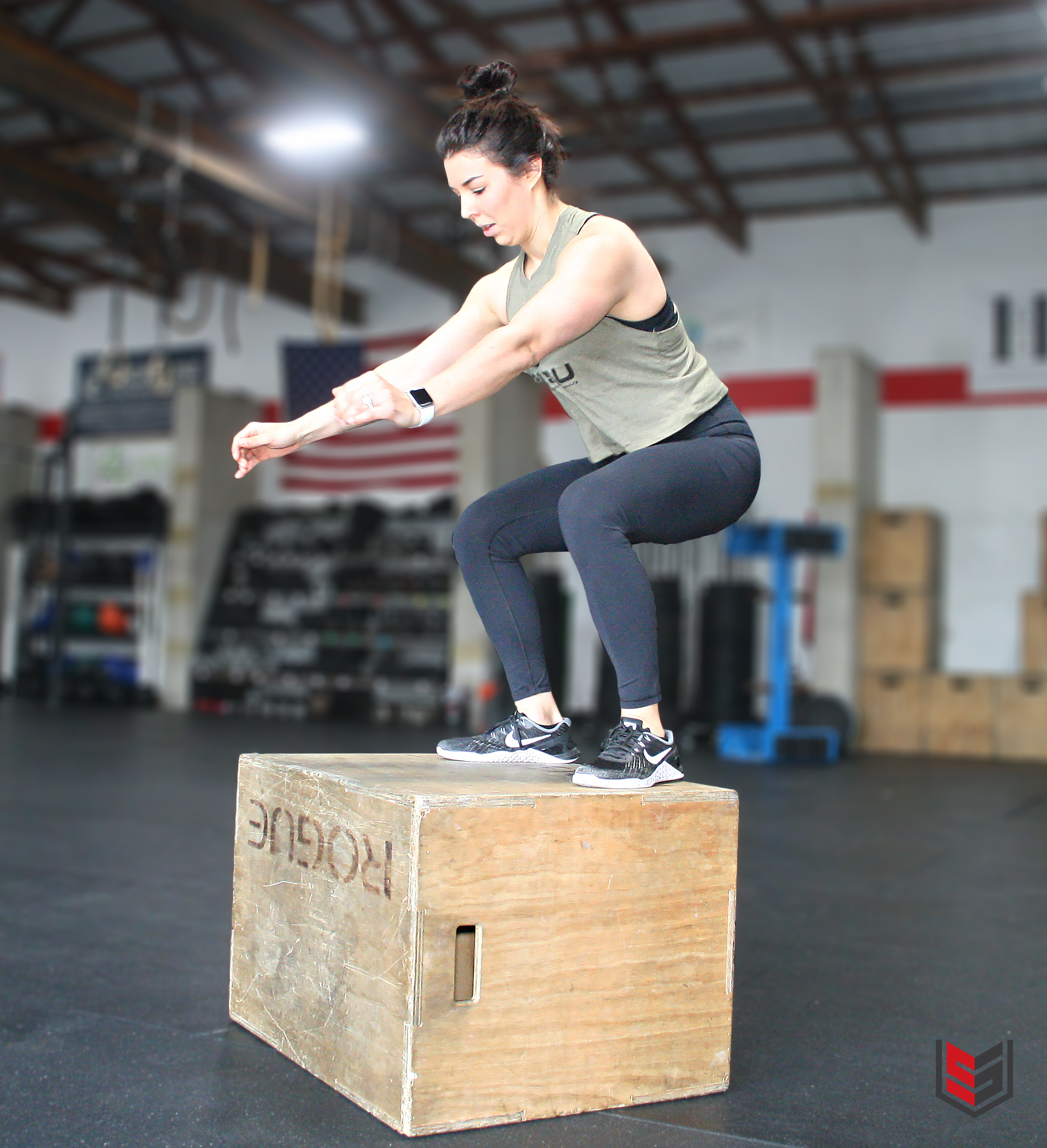 Emily P Box Jump – Crossfit Sisu