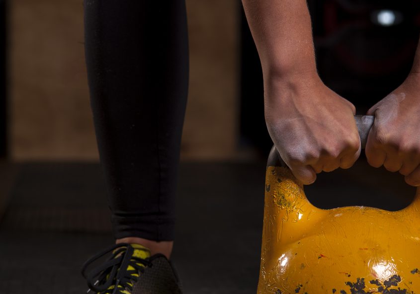 Kettlebell at a CrossFit SISU Box in Minneapolis, MN